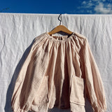 Amelie LS Top - Pink Check