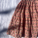 Edie Skirt - Daisy Block Print