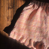 Maeve Short - Sherbet Check Linen