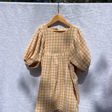 June Dress - Honey Gingham