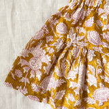 Edie Skirt - Golden Block Print