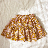 Edie Skirt - Golden Block Print