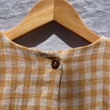 June Dress - Honey Gingham