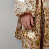 Edie Skirt - Dusty Pink Block Print