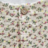 June Dress - Purple Mini Flower Print