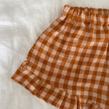 Maeve Ruffle Short- Orange