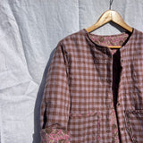 The Maple Jacket - Lilac Gingham