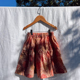 Edie Skirt - Sunset Floral Block Print