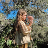 Amelie LS Pocket Top - Butter Floral